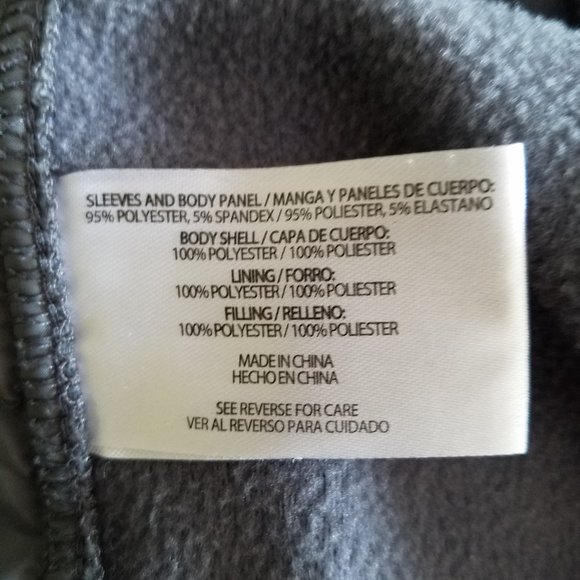 Orvis Classic Collection Mens Quilted Fleece Light Puffer Gray Jacket Large - Picture 8 of 9